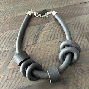 Chunky Black Statement Necklace